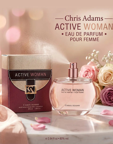Chris Adams Active Woman Eau de Parfum 80ML