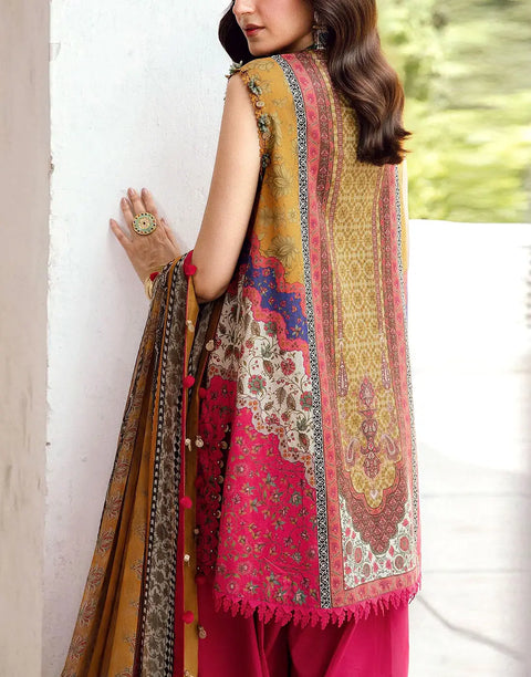 Digital Print Embroidered Lawn Dress for Daily & Party Wear
