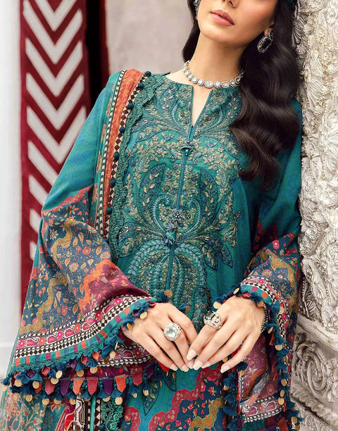 Digital Print Embroidered Lawn Suit for Daily & Party Wear