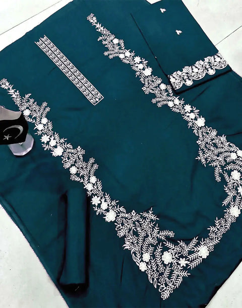 Elegant 2-Piece Embroidered Summer Lawn Dress for Girls