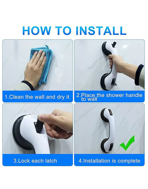 Helping Handle Anti Slip Support Grip - Instant Safety Grip for Bathroom, Household & Toilets