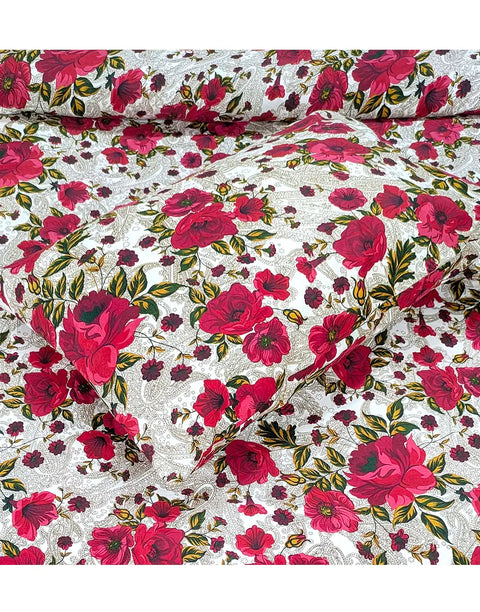 China Cotton King Size Bed Sheet Set with 2 Pillow Covers