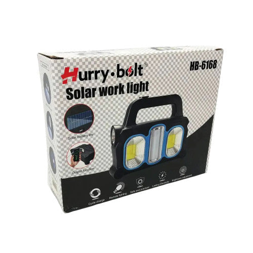 HurryBolt Double Solar Work Light HB-6168