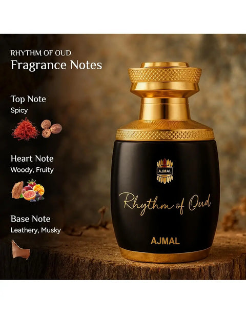 Ajmal Rhythm of Oud EDP Perfume 75ML