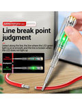Intelligent LED Indicator Voltage Tester AC/DC 24-250V | Smart Electric Voltage Detector Pen